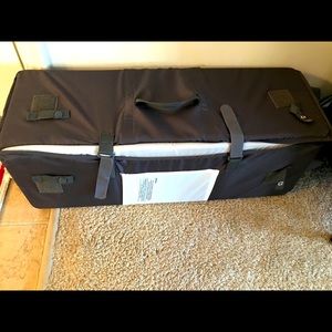 Playpen with attachable baby changing table